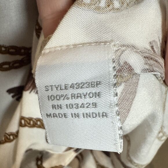 Intro Shirt Dress Women's Size Large NWT Horse Bridle Equesterian Cowgirl Rodeo - Picture 15 of 16